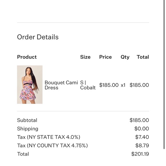 For Love and Lemons Mini Dress - Picture 6 of 6